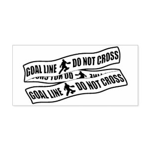 Funny Field Hockey Goalie Custom Stamp