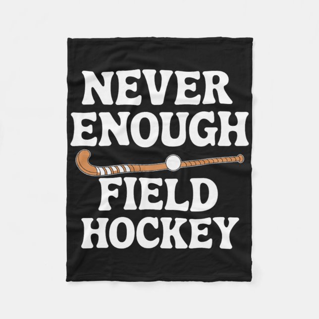 Funny Field Hockey Lover Men Women Boys Girls Fiel Fleece Blanket (Front)