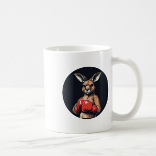 Funny Fighting Kangaroo For A Quirky Knockout Coffee Mug