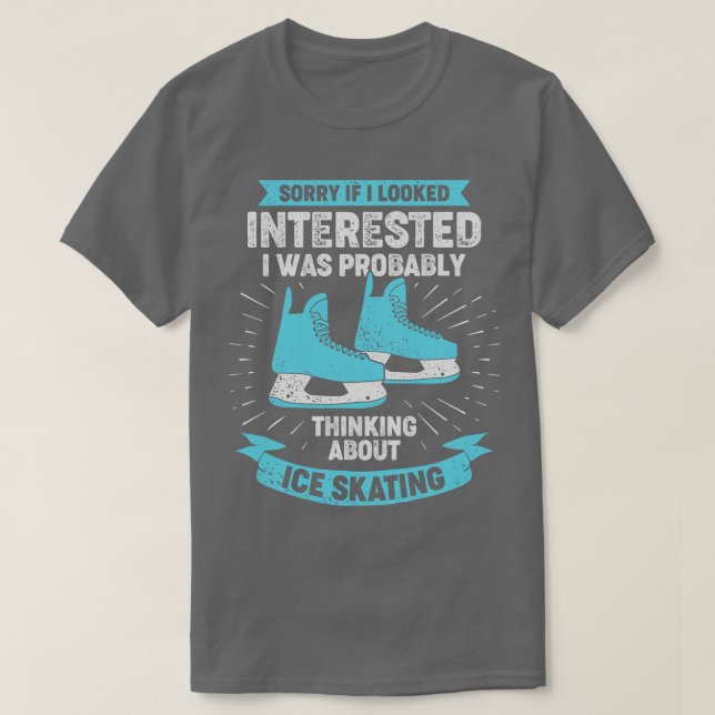 Funny Figure Ice Skating Dancing Skater Gift  T-Shirt (Design Front)