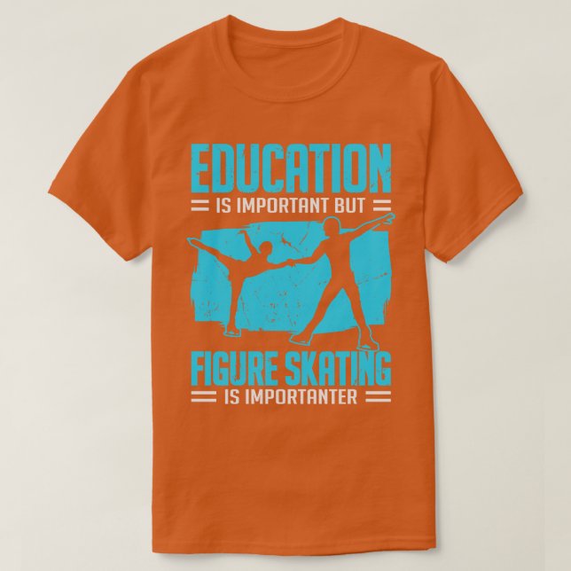 Funny Figure Skating Ice Dancing Dancer Gift T-Shirt (Design Front)