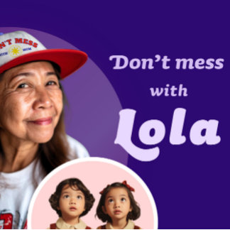 🧢 Funny Filipina Mum Gift – Don’t Mess With Lola Trucker Hat