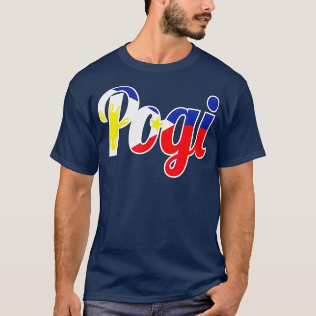 Funny Filipino Pride   Pogi Gwapo Cool T-Shirt (Front)