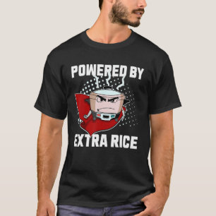Funny Filipino Shirt Powered By Extra Rice Asian F