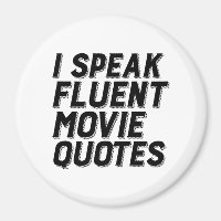 Funny Film Lover Humour I Speak Fluent Movie Quote