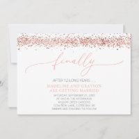 Funny Finally Getting Married Casual Wedding