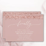 Funny Finally Getting Married Casual Wedding Invitation<br><div class="desc">Going casual or informal? Use this funny wedding invitation with Finally - After (number) of Long Years . . .  Add names,  location and your details to invite people to help you celebrate your special day. See coordinating items in our shop,  Enchanted Finch.</div>