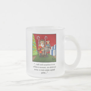 Funny Finance Humour Christmas Mug