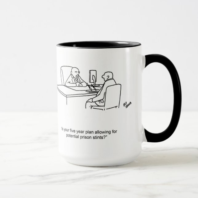 Funny Financial Humour Mug (Right)