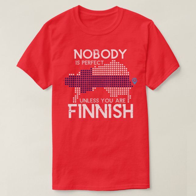 Funny Finn Gift Idea Finland T-Shirt (Design Front)