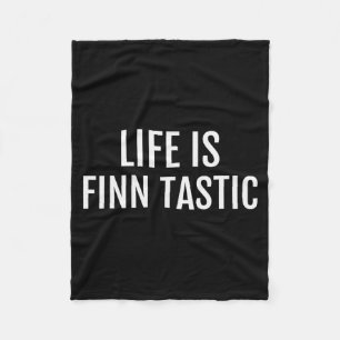 Funny Finnish Finland Quote Shirt _ Lie Is Finn Ta Fleece Blanket