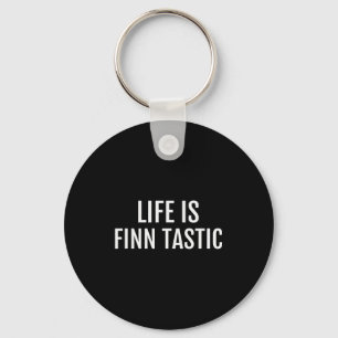 Funny Finnish Finland Quote Shirt _ Lie Is Finn Ta Key Ring