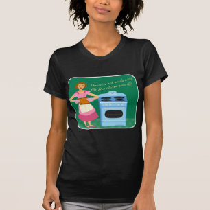 Funny Fire Alarm Means Dinner Time Housewife T-Shirt