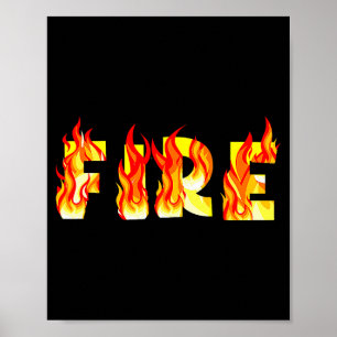 Funny Fire And Ice Fire Couple Diy Costume Hallowe Poster
