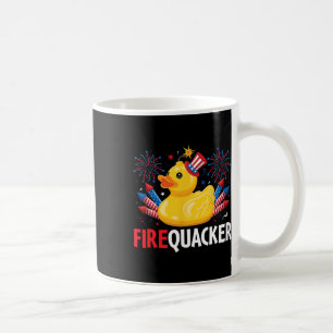 Funny Firecracker Duck 4th Of July Coffee Mug