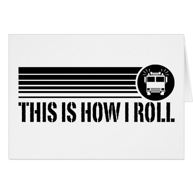 Funny Firefighter (Front Horizontal)