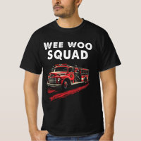 Funny Firefighter Art Fire Truck Fireman