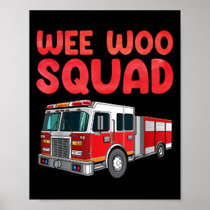 Funny Firefighter Art For Kids Men Women Fireman F Poster