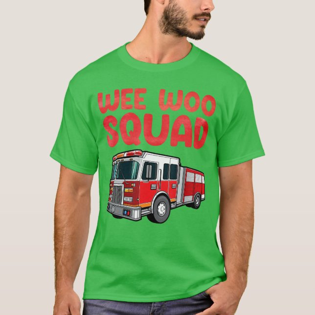 Funny Firefighter Art for Men Women Fireman Firefi T-Shirt (Front)