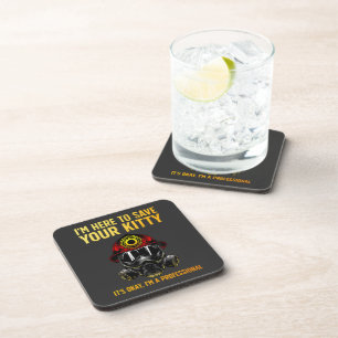 Funny Firefighter For Fireman Coaster