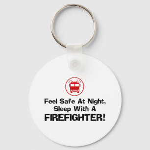 Funny Firefighter Key Ring