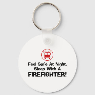 Funny Firefighter Key Ring