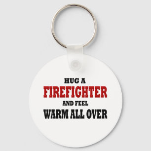 Funny Firefighter Key Ring