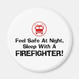 Funny Firefighter Magnet