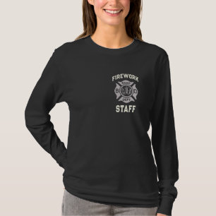 Funny FIREWORK STAFF Uniform Boom Squad Safety Dir T-Shirt