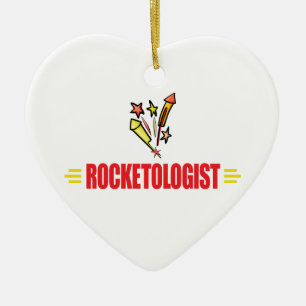 Funny Fireworks Ceramic Tree Decoration