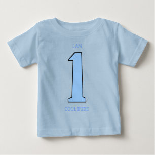 Funny First Birthday Boy Generic Cute No Name Baby T-Shirt