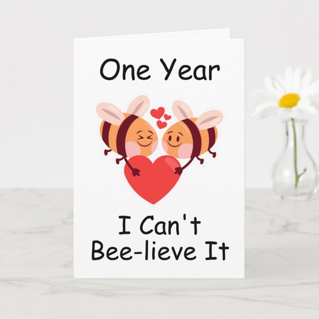 funny first wedding anniversary cards (Small Plant)
