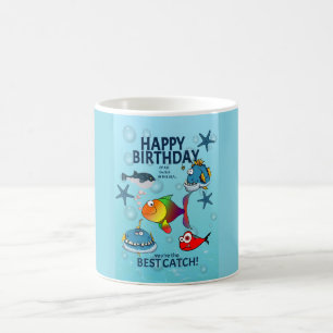 Funny Fish Birthday Coffee Mug