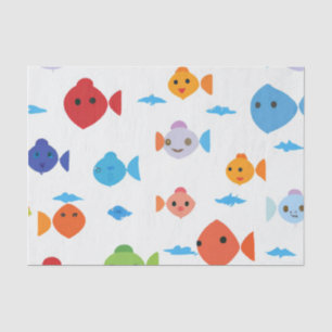 funny fish cartoon  tissue paper