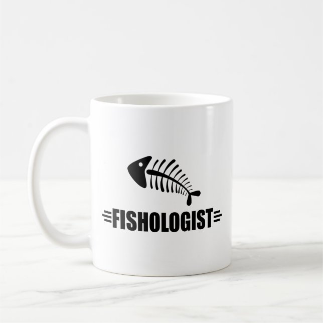 Funny Fish Coffee Mug (Left)