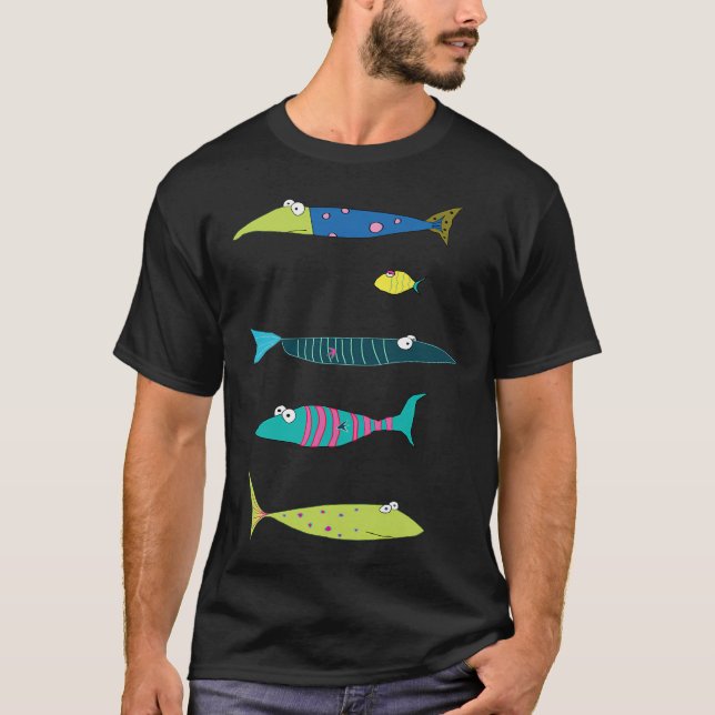 funny fish collection T-Shirt (Front)