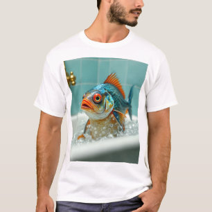 Funny fish in the bath T-Shirt