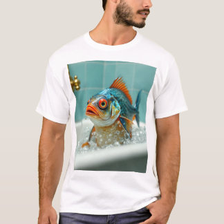 Funny fish in the bath T-Shirt