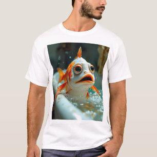 Funny fish in the bath T-Shirt