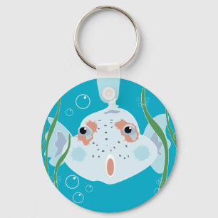 Funny Fish Key Ring