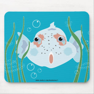 Funny Fish Mouse Mat