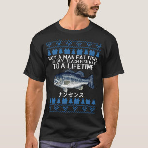Funny Fish Saying Classic Knit Winter T-Shirt