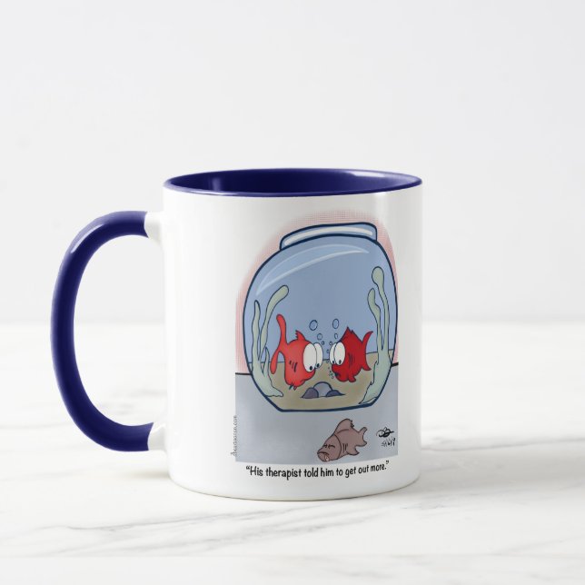 Funny Fish Story Combo Mug (Left)