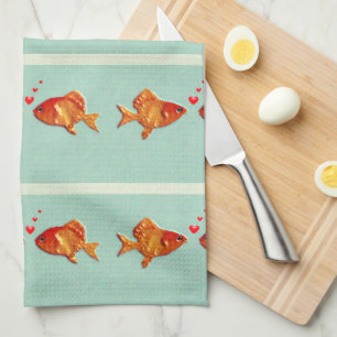 Funny Fish Tea Towel
