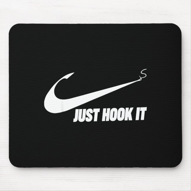 Funny fisherman just hook it  mouse mat (Front)