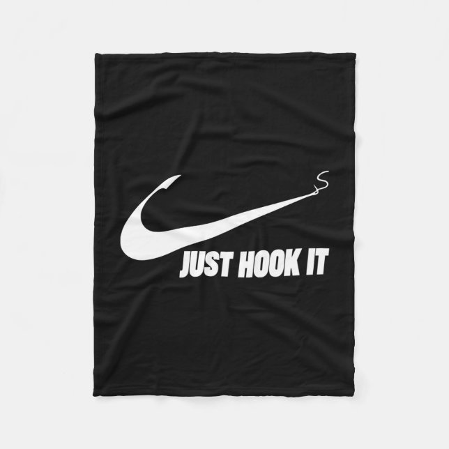 Funny fisherman just hook it performance  fleece blanket (Front)