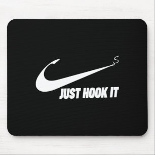 Funny fisherman just hook it performance mouse mat