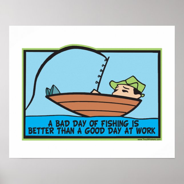 Funny Fisherman's Poster (Front)