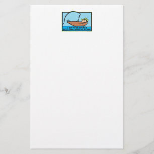 Funny Fisherman's Stationery