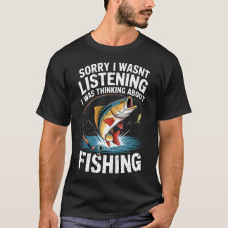 Funny Fishermen Fishing Lover Hobby Lake Fishing P T-Shirt